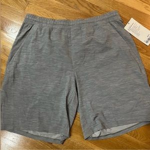 Lululemon Pacebreaker Gray/Silver Shorts. 9” inseam, no liner, XL